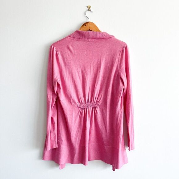 Jacob // pink cardigan // cinched back // size large // EUC - Picture 2 of 8